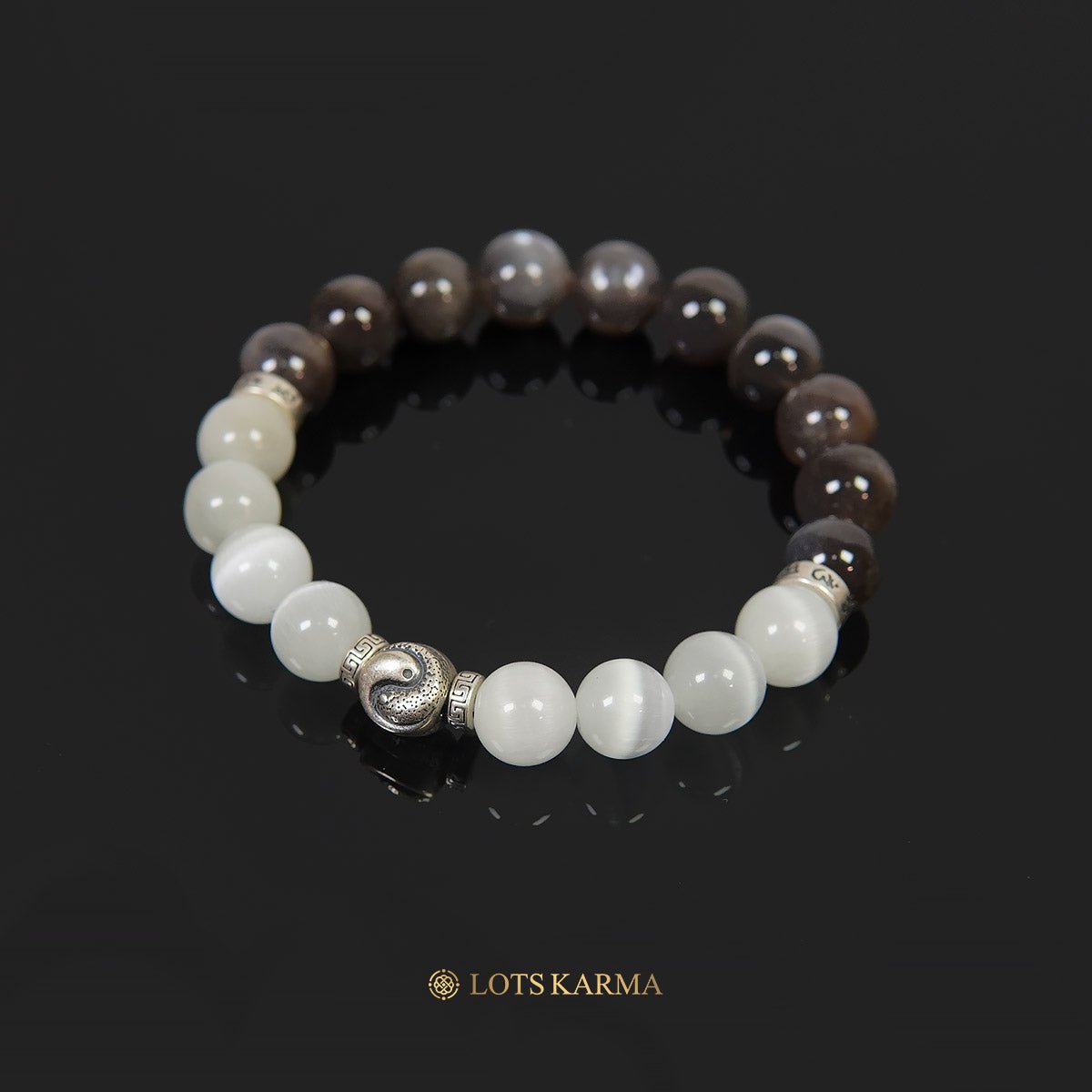 Feng Shui Bagua Tai Chi Bracelet - balance of yin yang | LotsKarma