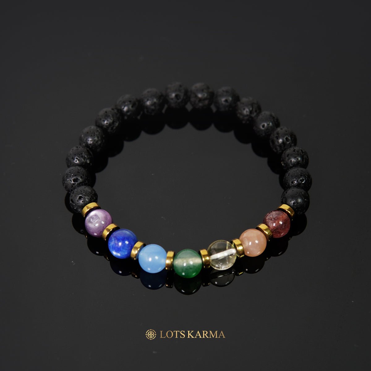 Golden 7 Chakras Bracelet | Chakra Energy Bracelet