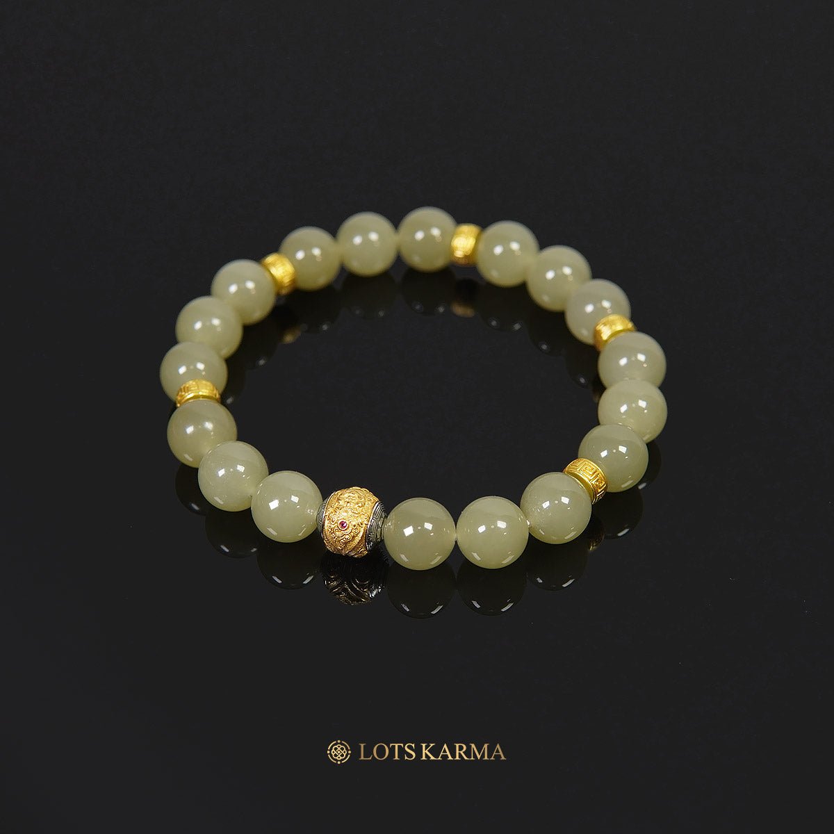 Heart Chakra Bracelet - Hetian jade | love & health