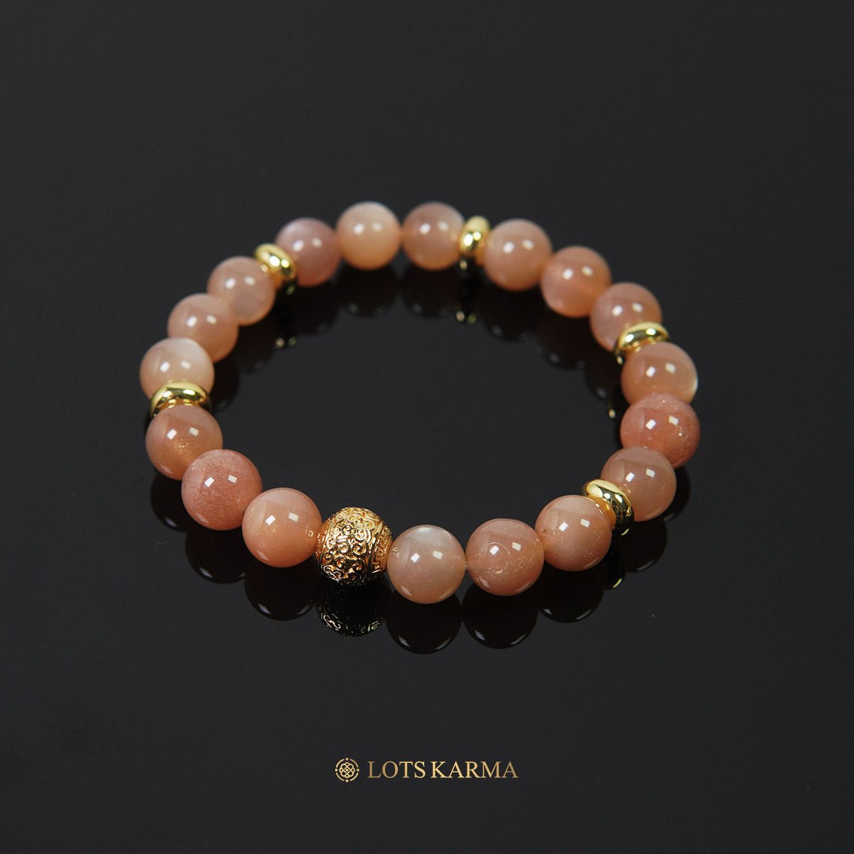 Sacral Chakra Bracelet with Orange Moonstone ｜ Harmony & Balance