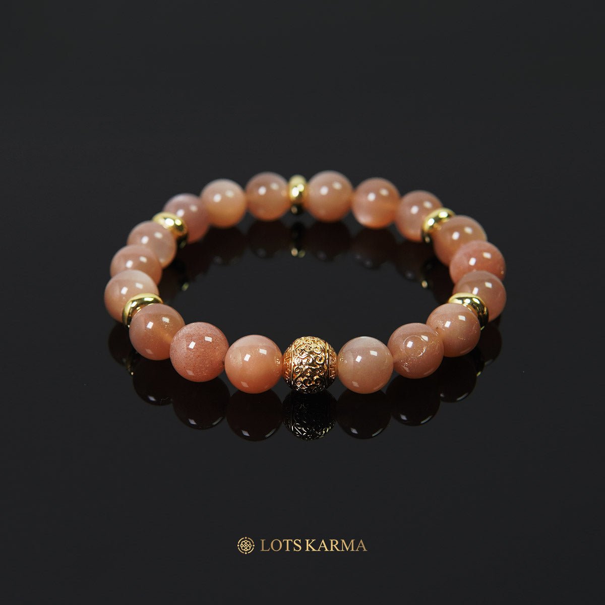 Sacral Chakra Bracelet with Orange Moonstone ｜ Harmony & Balance